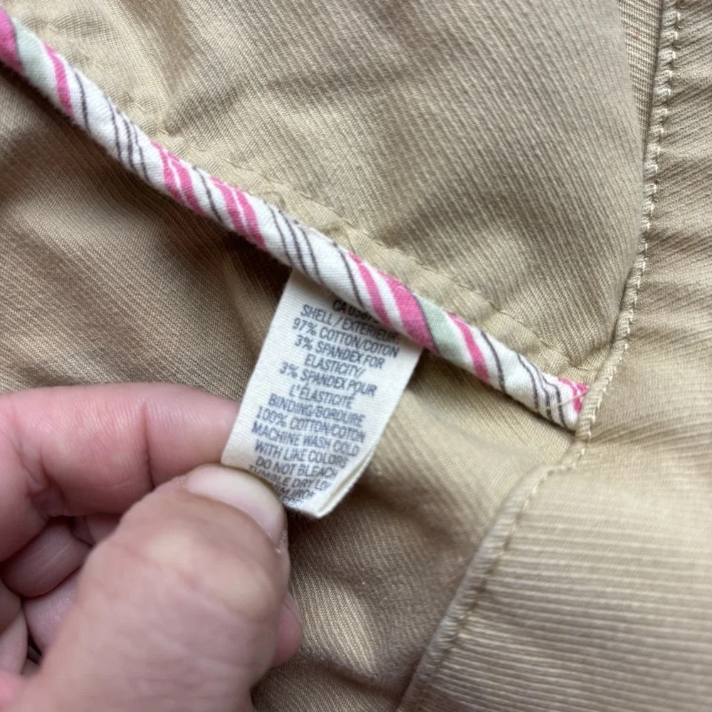 American Eagle Cropped Jacket Womens  XL (Fits Medium) Tan Denim Y2K Casual Fit‎